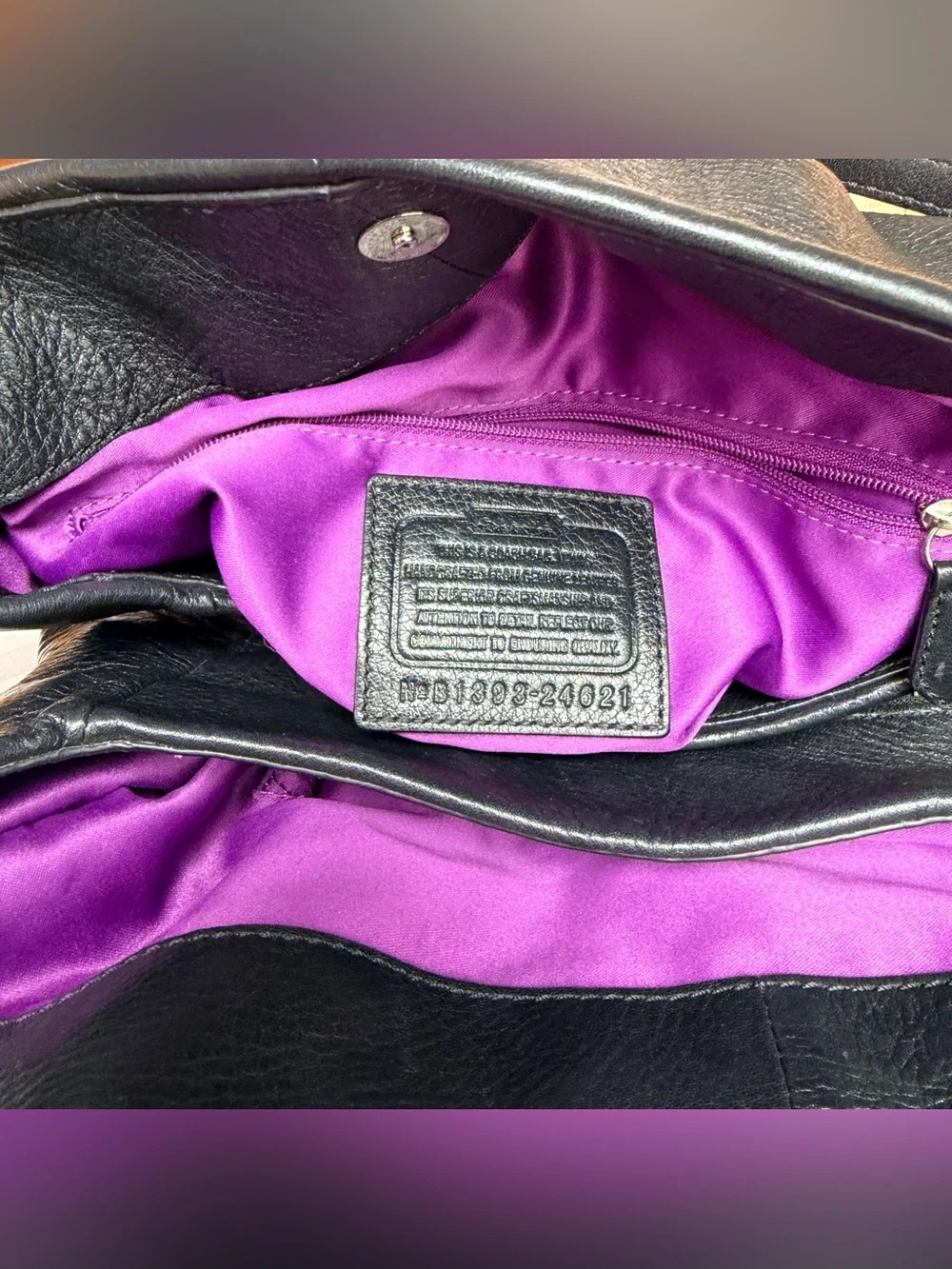 Coach Madison Phoebe pebbled leather shoulder bag in black